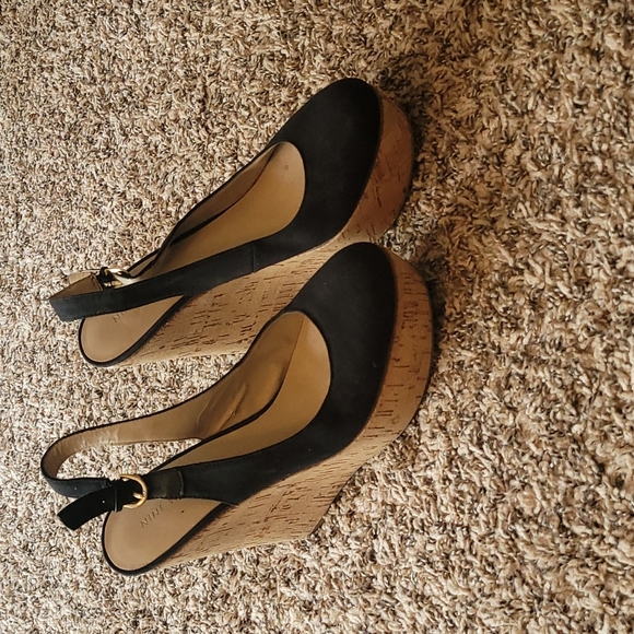 Nine West Cork Wedges - Picture 1 of 4